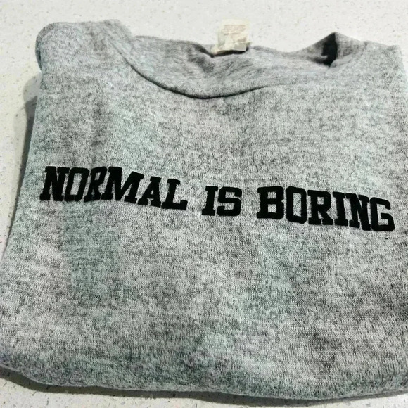 Normal is boring sweater size M - Picture 2 of 5